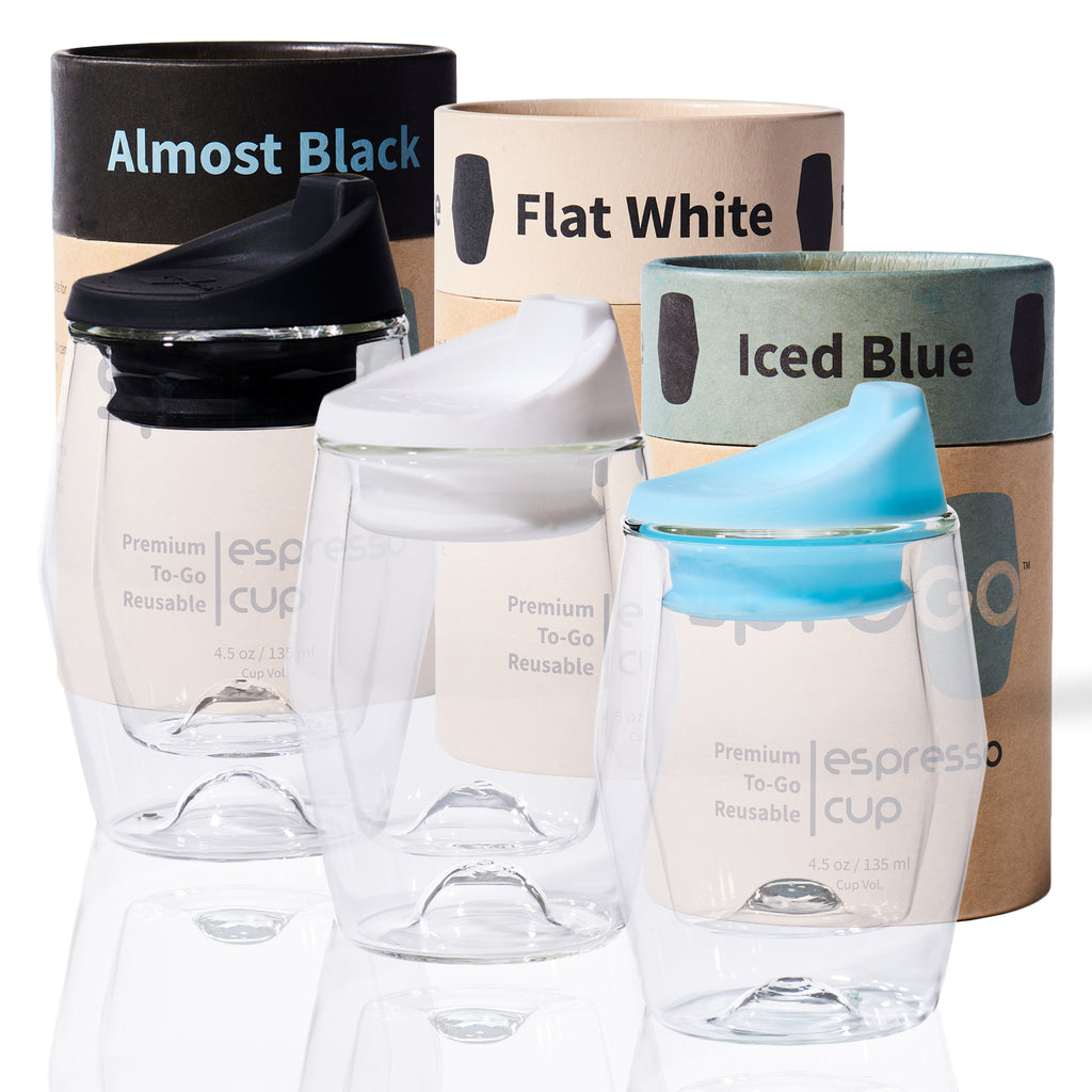 3-Pack: Black, White & Blue